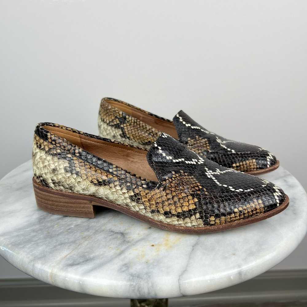 Madewell The Frances Loafer in Snake Embossed Lea… - image 3