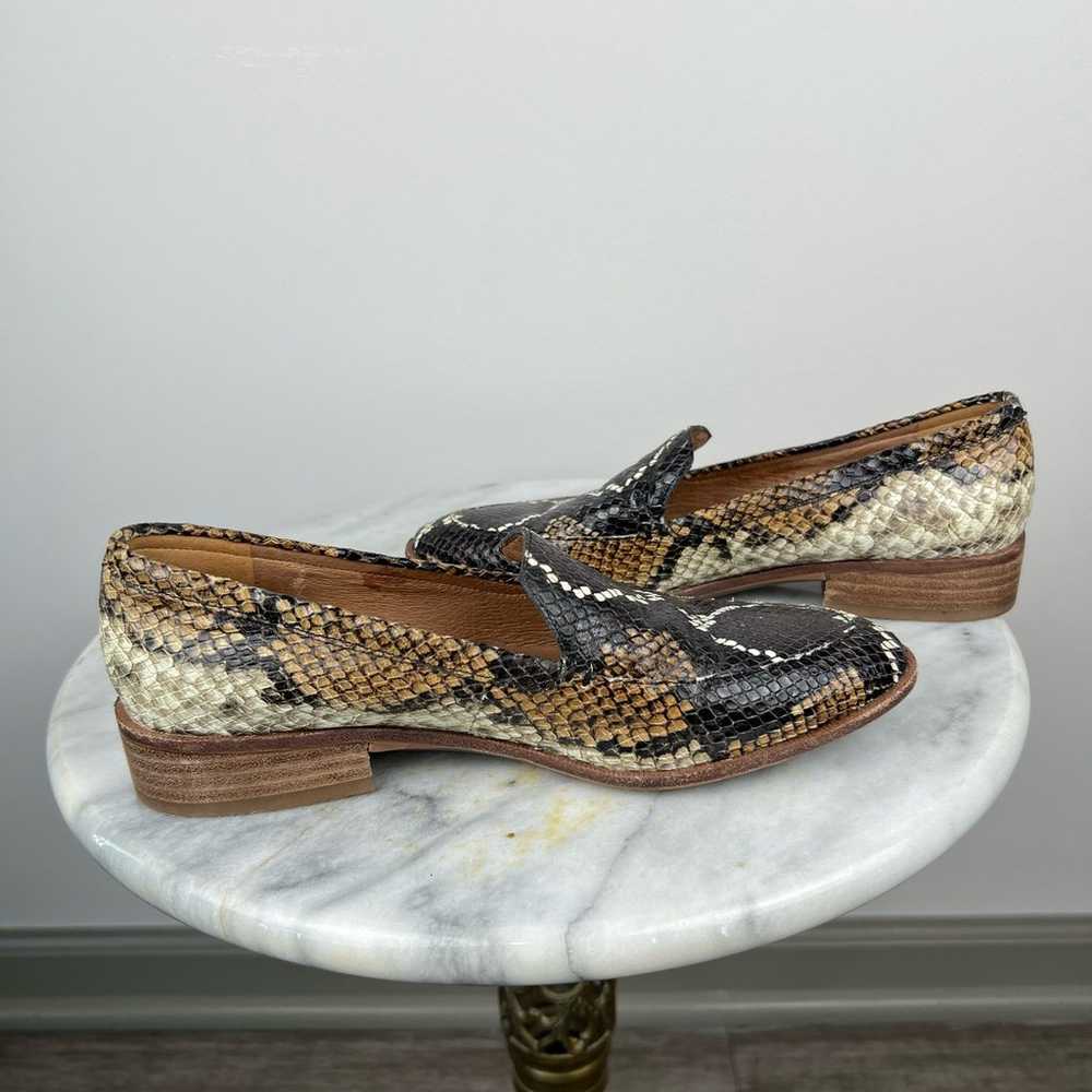 Madewell The Frances Loafer in Snake Embossed Lea… - image 4