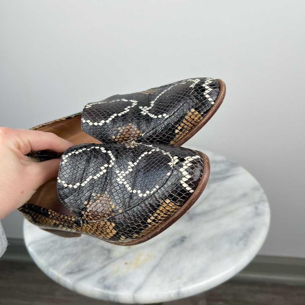 Madewell The Frances Loafer in Snake Embossed Lea… - image 5