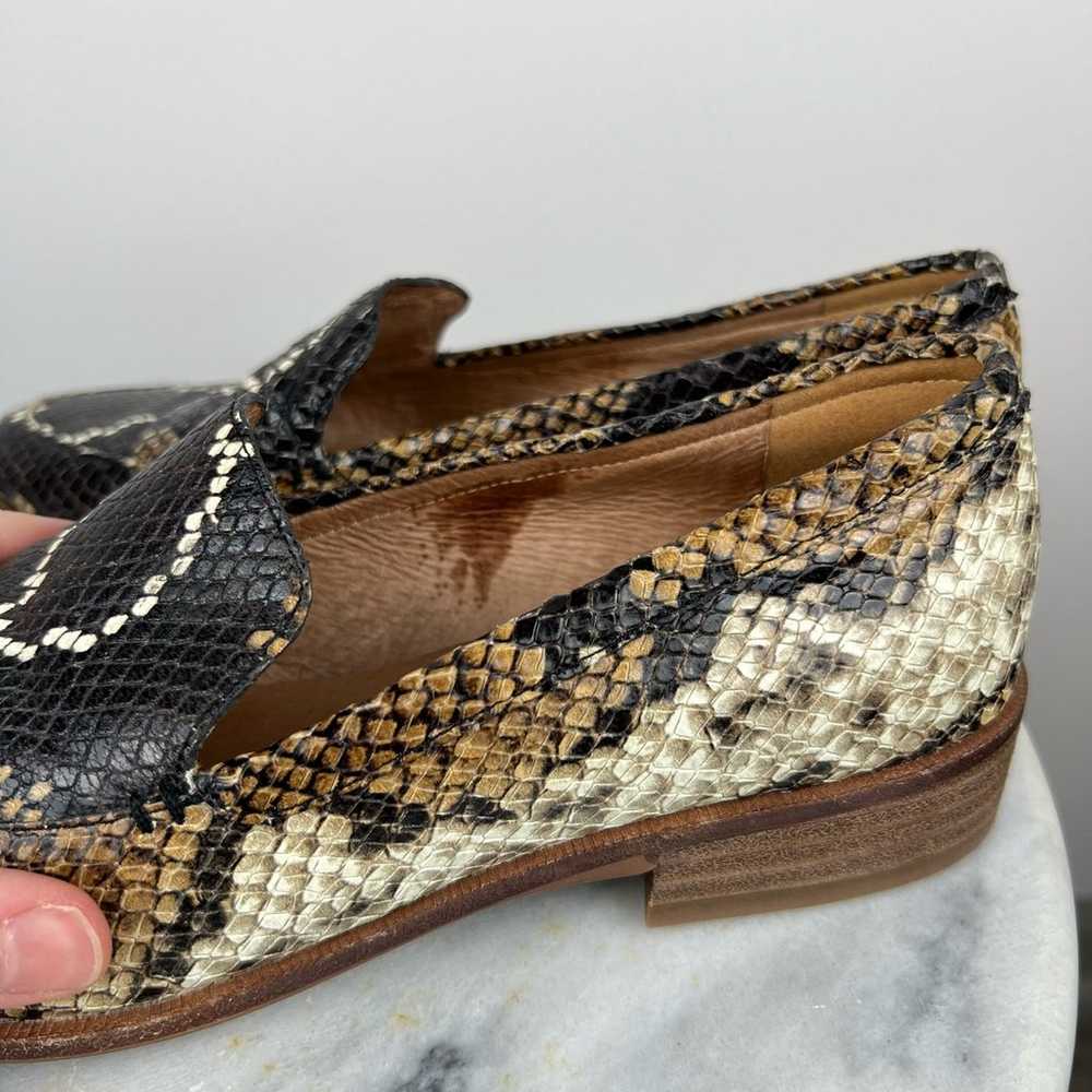 Madewell The Frances Loafer in Snake Embossed Lea… - image 6