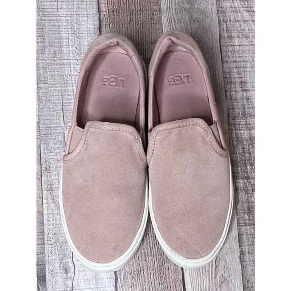 UGG Alameda Slip On Pink Suede Leather Sneaker sz… - image 2