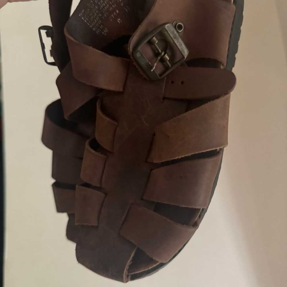 Vintage leather fisherman sandals - image 5