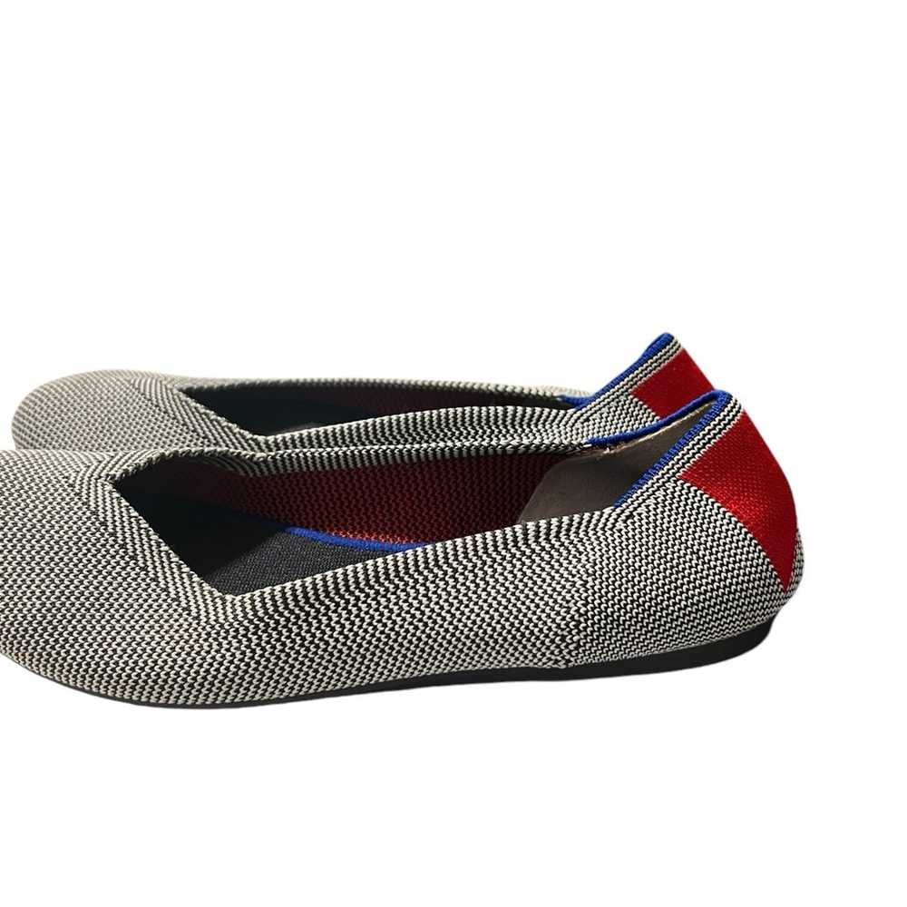 Rothys The Flat in Cherry Ribbon Stripe (retired)… - image 3