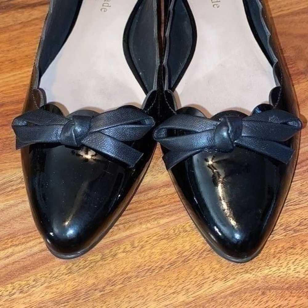 Kate Spade Black Scalloped Flats Womens Size 6.5 - image 3