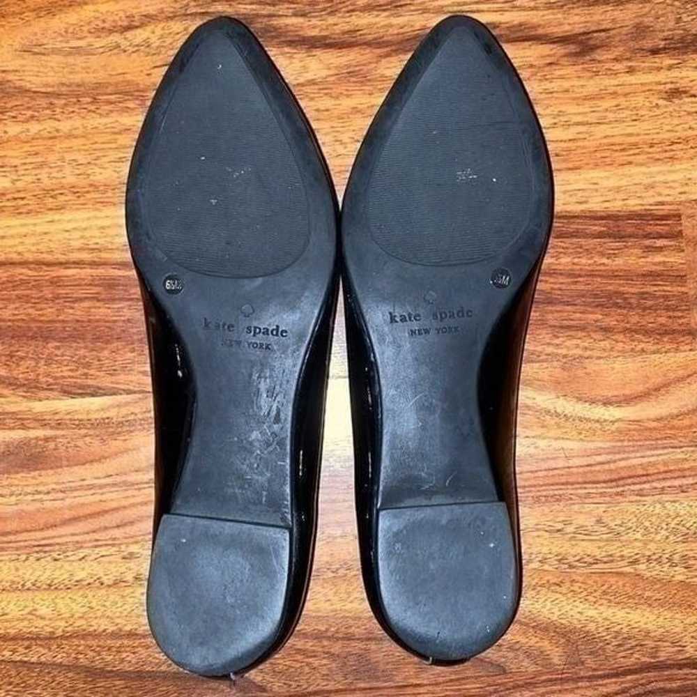 Kate Spade Black Scalloped Flats Womens Size 6.5 - image 4