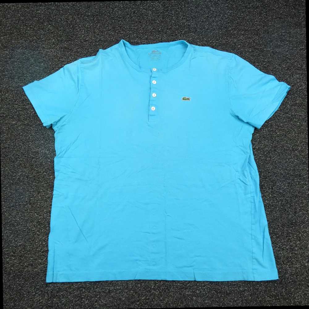 Lacoste Authentic Lacoste Blue Short Sleeve Casua… - image 1