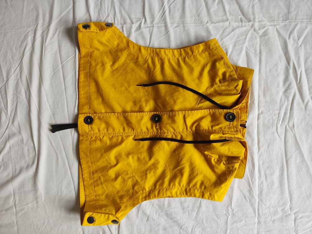 H&M × Marni Cropped Hooded Yellow Vest Jacket - image 2