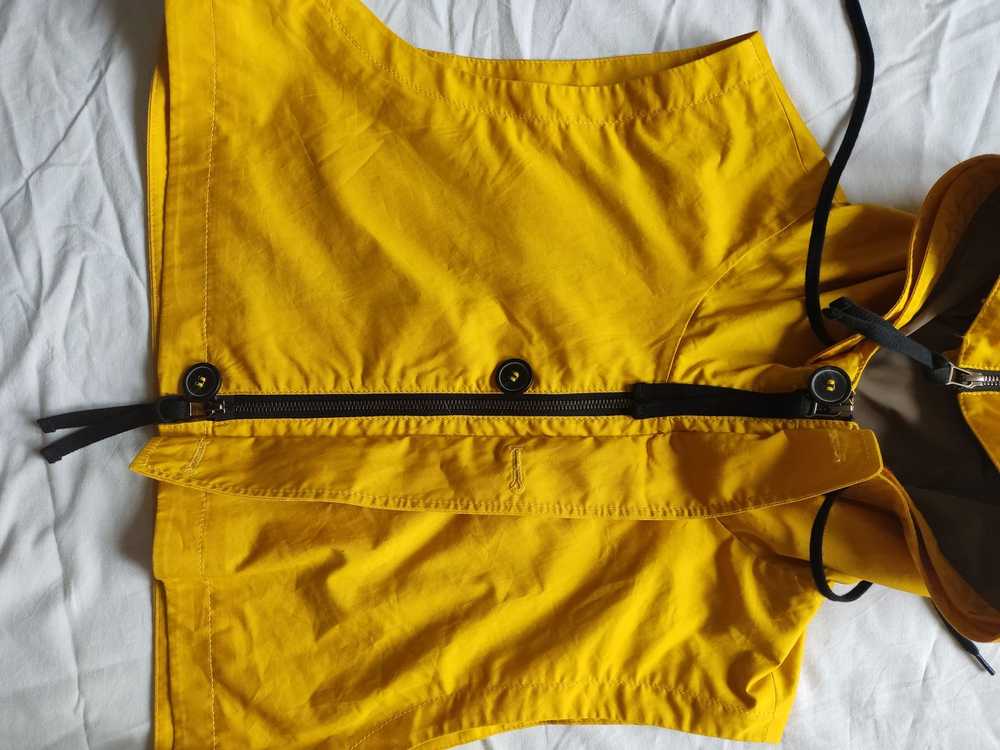 H&M × Marni Cropped Hooded Yellow Vest Jacket - image 3