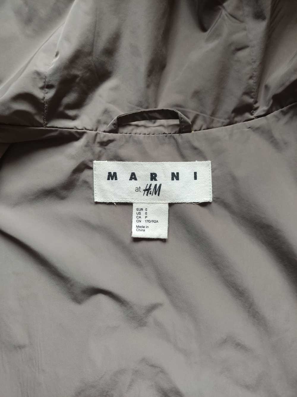 H&M × Marni Cropped Hooded Yellow Vest Jacket - image 6