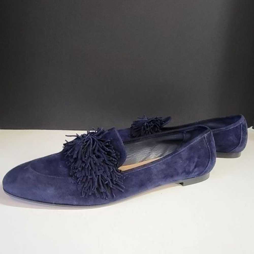 Aquazurra Firenze Navy Blue Suede Shoes - image 11