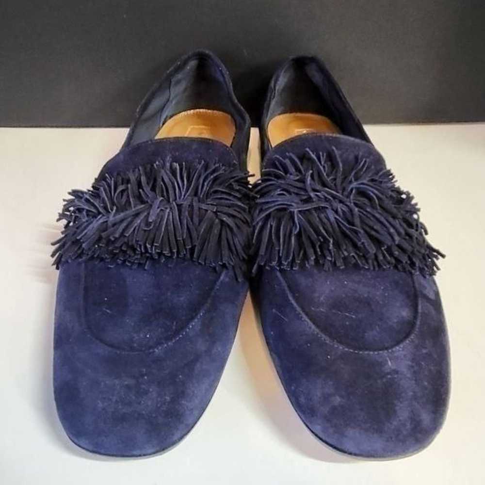 Aquazurra Firenze Navy Blue Suede Shoes - image 3