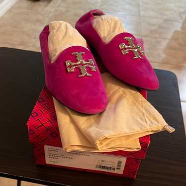 Tory Burch Eleanor Loafer Pink Suede