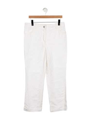 Carolina Herrera Wide Leg Jeans Neutrals High-Ris… - image 1