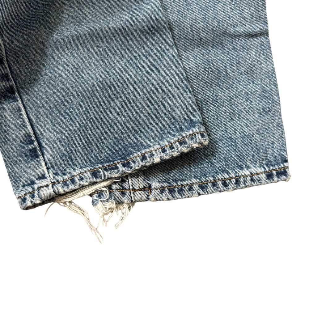 Agolde AGOLDE Mia Mid Rise Straight Jean Rule Dis… - image 7