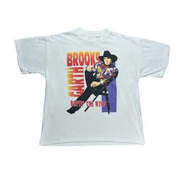 Other Vintage 90's Garth Brooks Ropin The Wind T-… - image 1