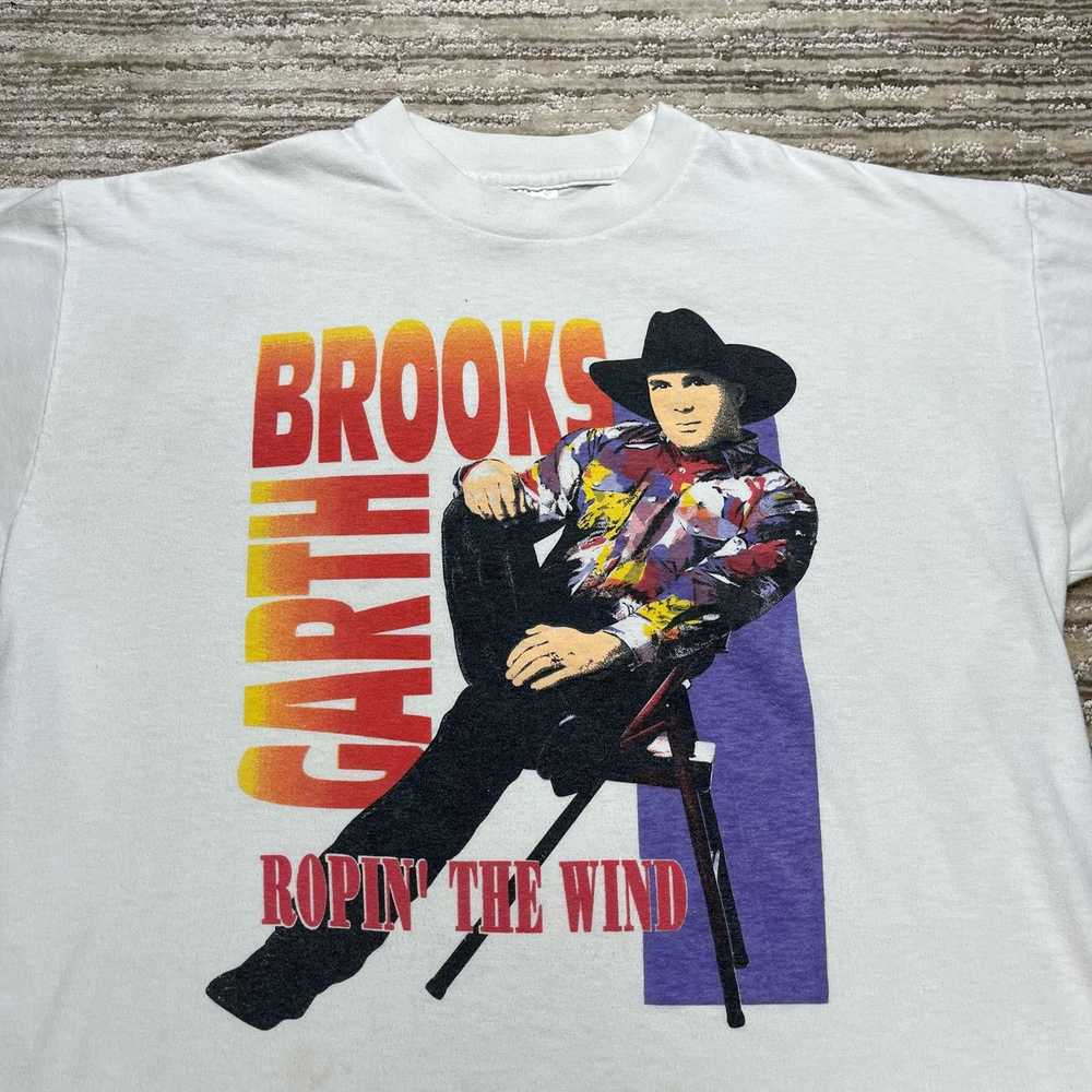 Other Vintage 90's Garth Brooks Ropin The Wind T-… - image 3