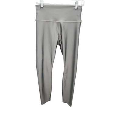 Alo Alo Gray Yoga High Waist Cropped Leggings Wome