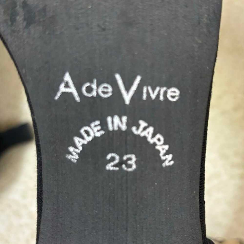 Ade Vivre Black Suede Strap Sandals with Approxim… - image 6