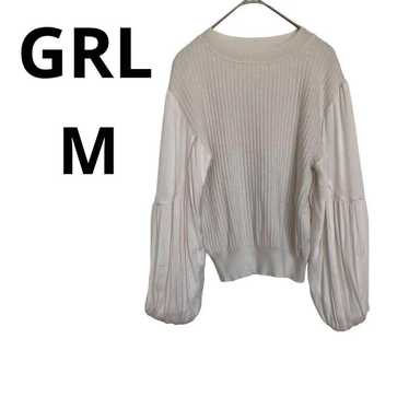 121 GRL Long-sleeved Blouse White M - image 1