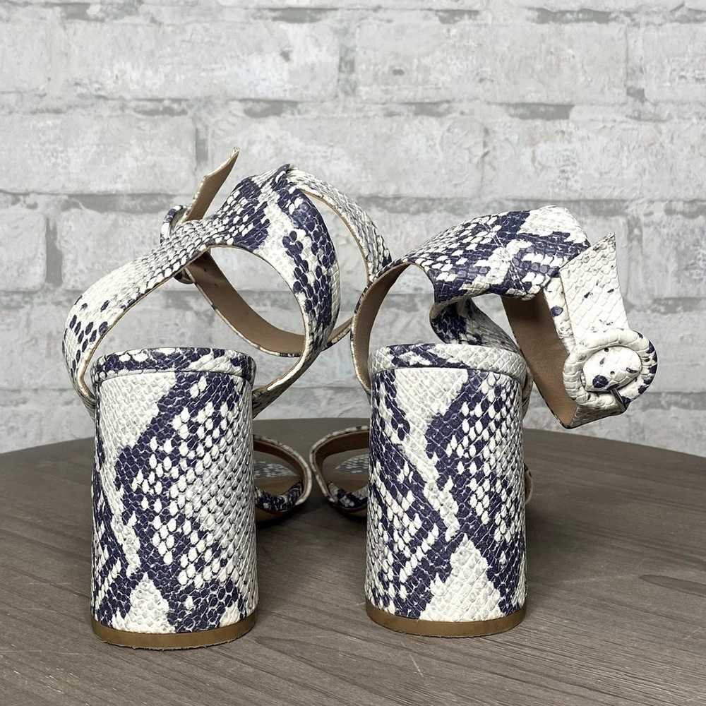 Steve Madden | Snakeskin Open Toe Chunky Heel - image 4