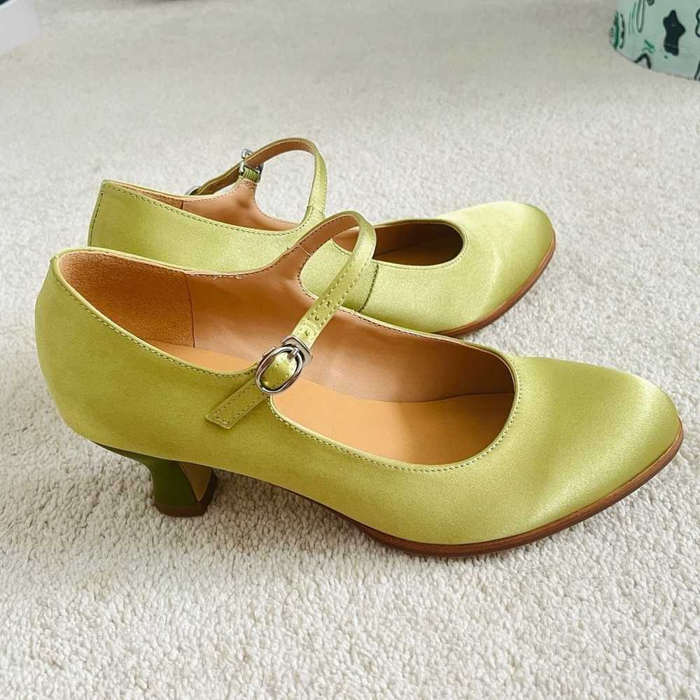 New! Green kitten heels - image 3