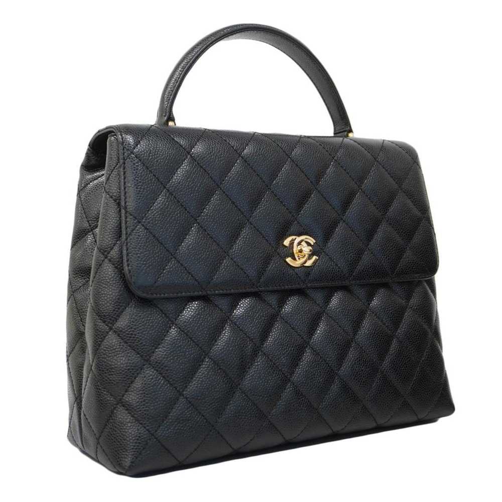 Chanel Chanel handbag Matelasse caviar skin black… - image 2