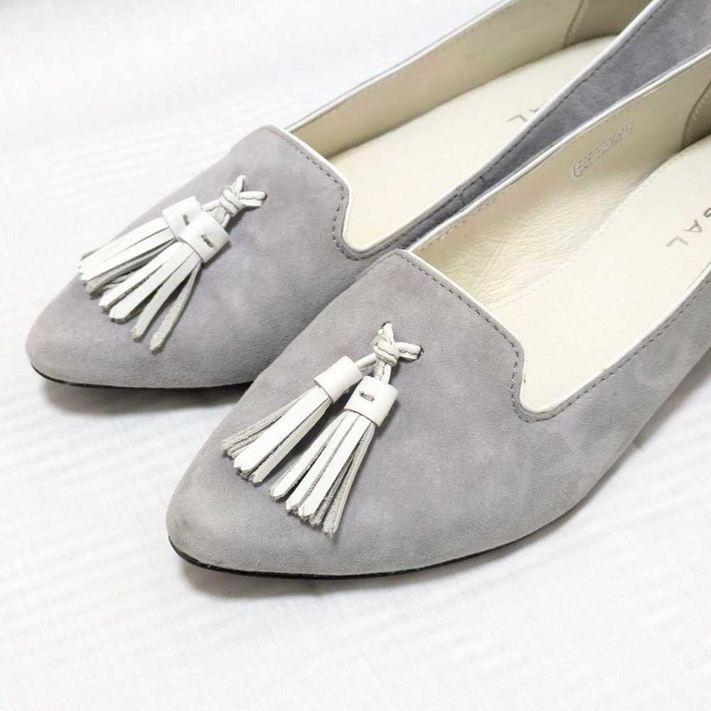 Ladies pumps REGAL tassel suede low heel pointed … - image 10