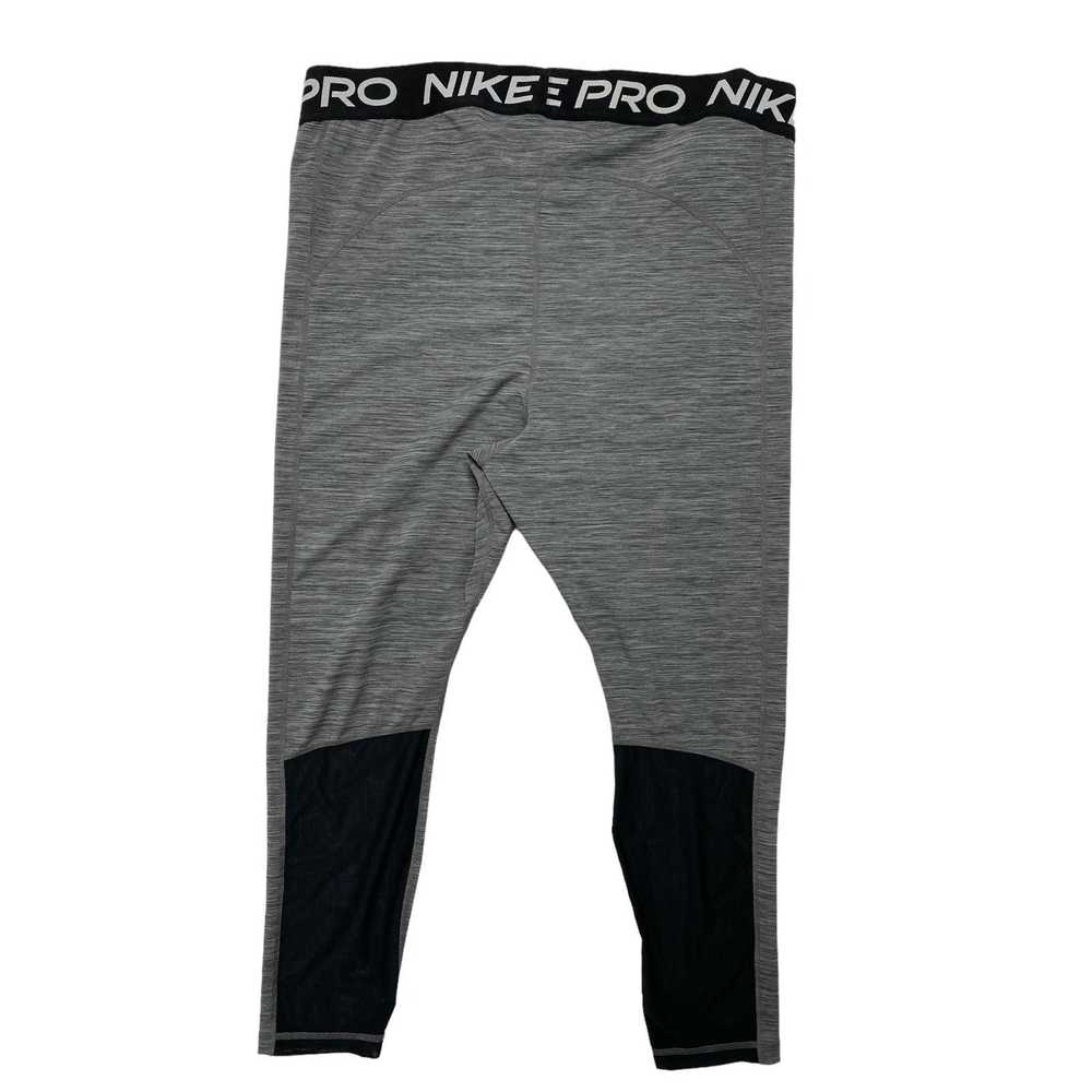 Nike NIKE Pro 365 Heather Gray Workout Leggings S… - image 2