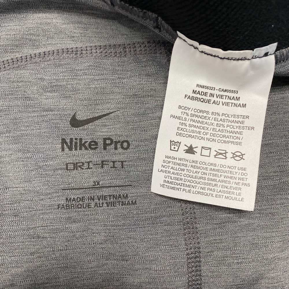 Nike NIKE Pro 365 Heather Gray Workout Leggings S… - image 3