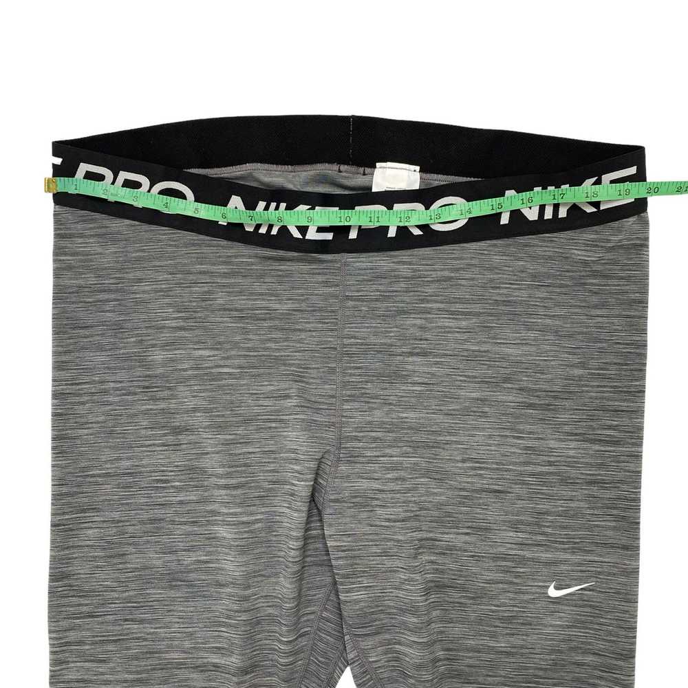 Nike NIKE Pro 365 Heather Gray Workout Leggings S… - image 4