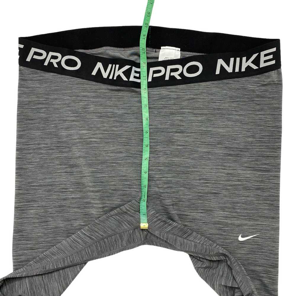 Nike NIKE Pro 365 Heather Gray Workout Leggings S… - image 5