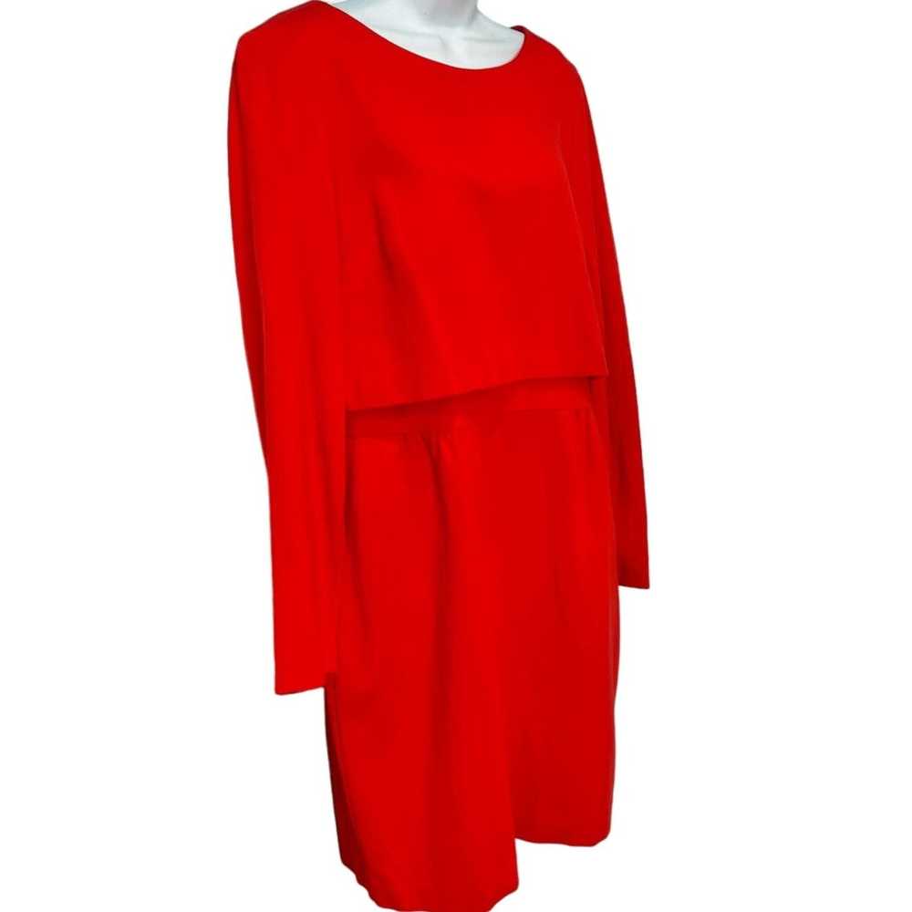 Trina Turk Trina Turk Red Long Sleeve Pilgrim Col… - image 3