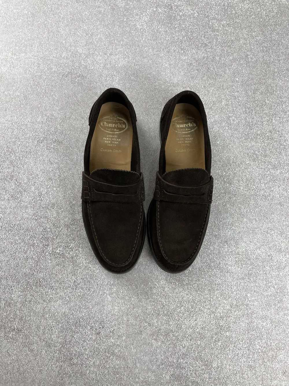 Churchs × Luxury Churchs Loafers Suede Leather Br… - image 7