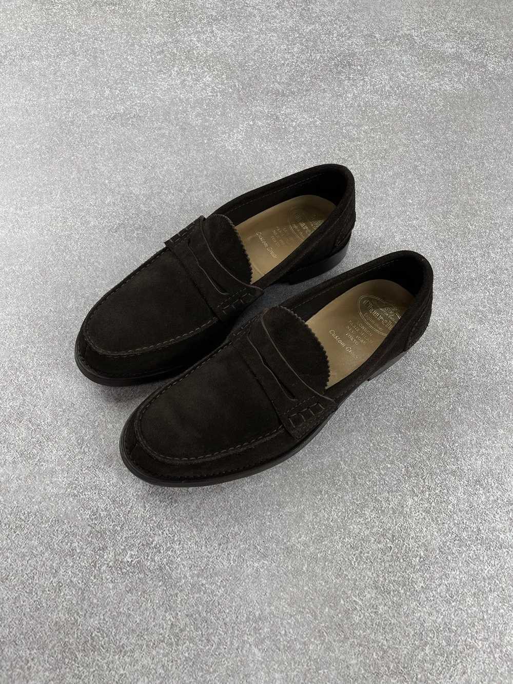 Churchs × Luxury Churchs Loafers Suede Leather Br… - image 9