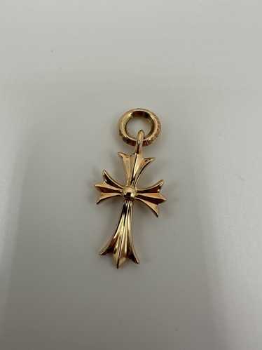 Chrome Hearts Chrome Hearts 22k Gold Tiny CH Cross