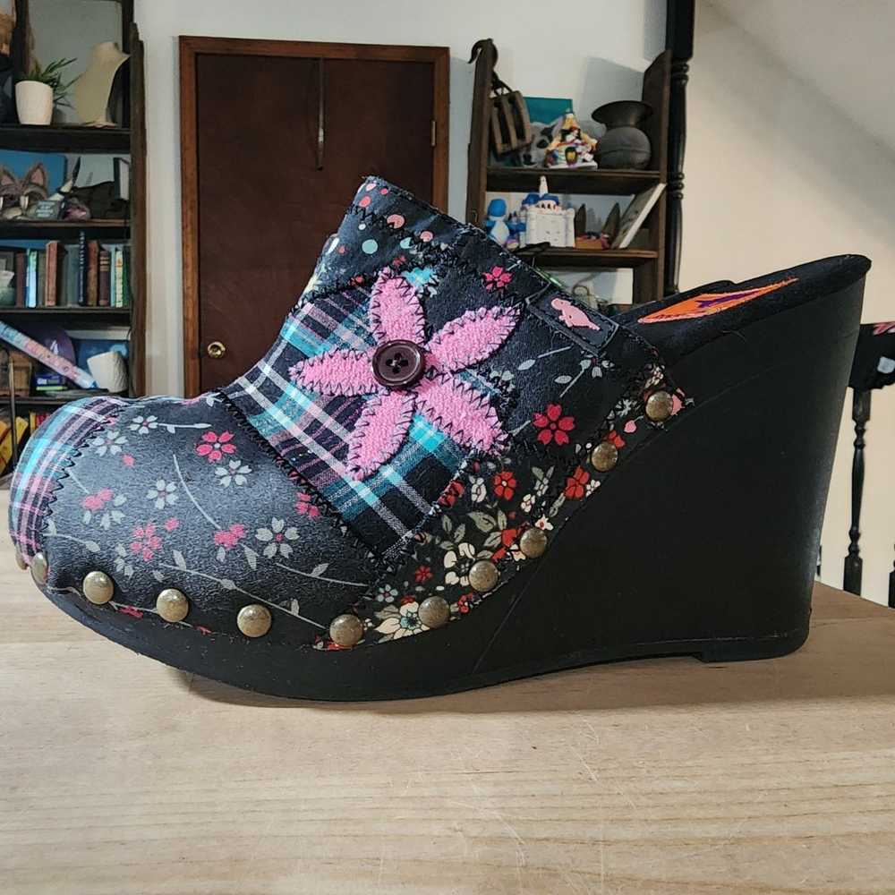 Rocket Dog Shoes Womens 10 Patchwork Wedge Platfo… - image 2