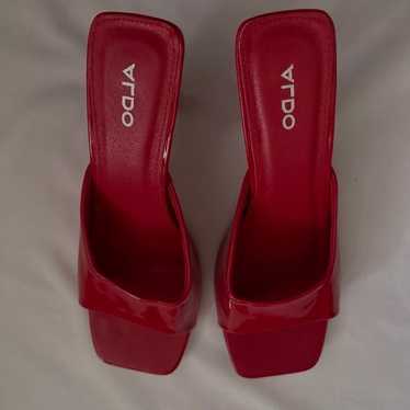 Aldo red mule womens Gem