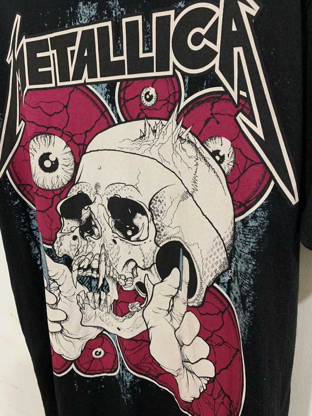 Band Tees × Metallica × Vintage Metallica Pushead… - image 4