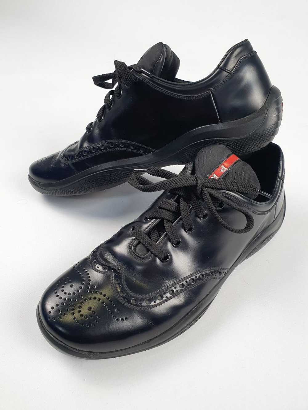 Prada Prada America's Cup Western Leather Sneakers - image 10