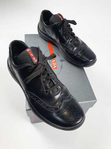 Prada Prada America's Cup Western Leather Sneakers - image 1