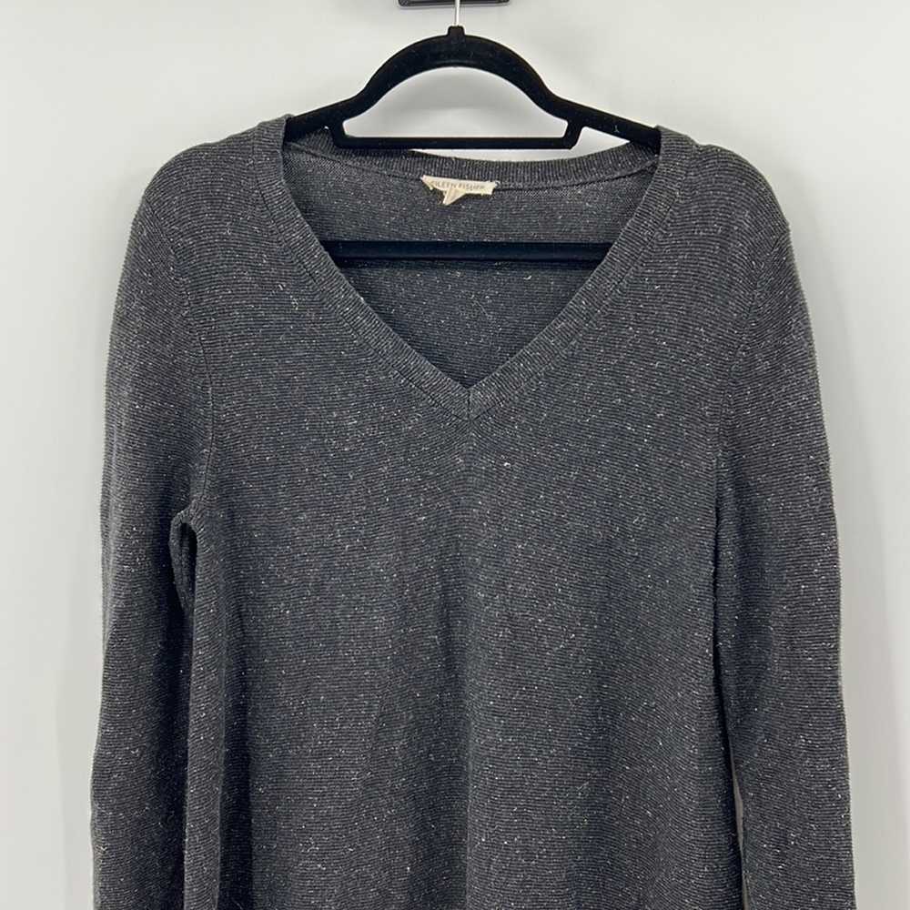 Eileen Fisher A-Line Long Sleeve Sweater Dress - … - image 2