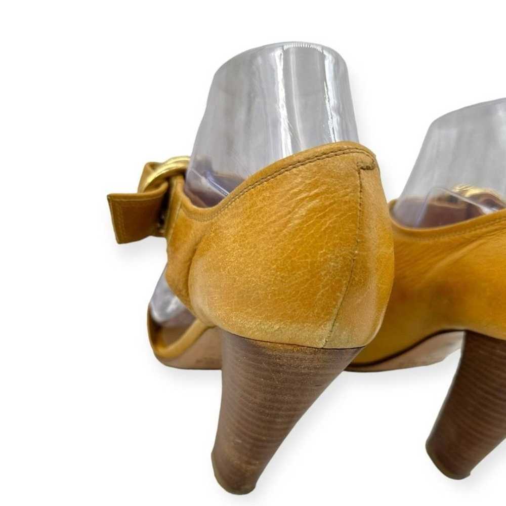 Chloe Ulissa Camel Peep Toe heels Size: 38/8 - image 11