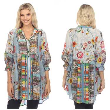 Johnny Was Johnny Was Rainbow Adonia Silk Printed 