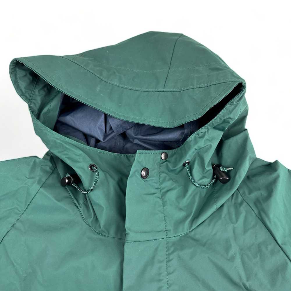 Cabelas Cabelas Raincoat Green Rain Jacket Hood P… - image 2