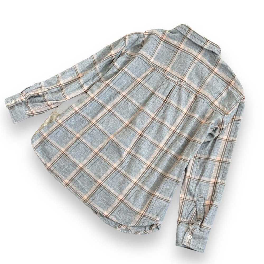 GU Flannel Check Shirt Long Sleeve Women's Cotton… - image 10