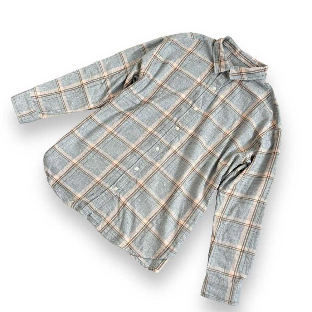 GU Flannel Check Shirt Long Sleeve Women's Cotton… - image 2