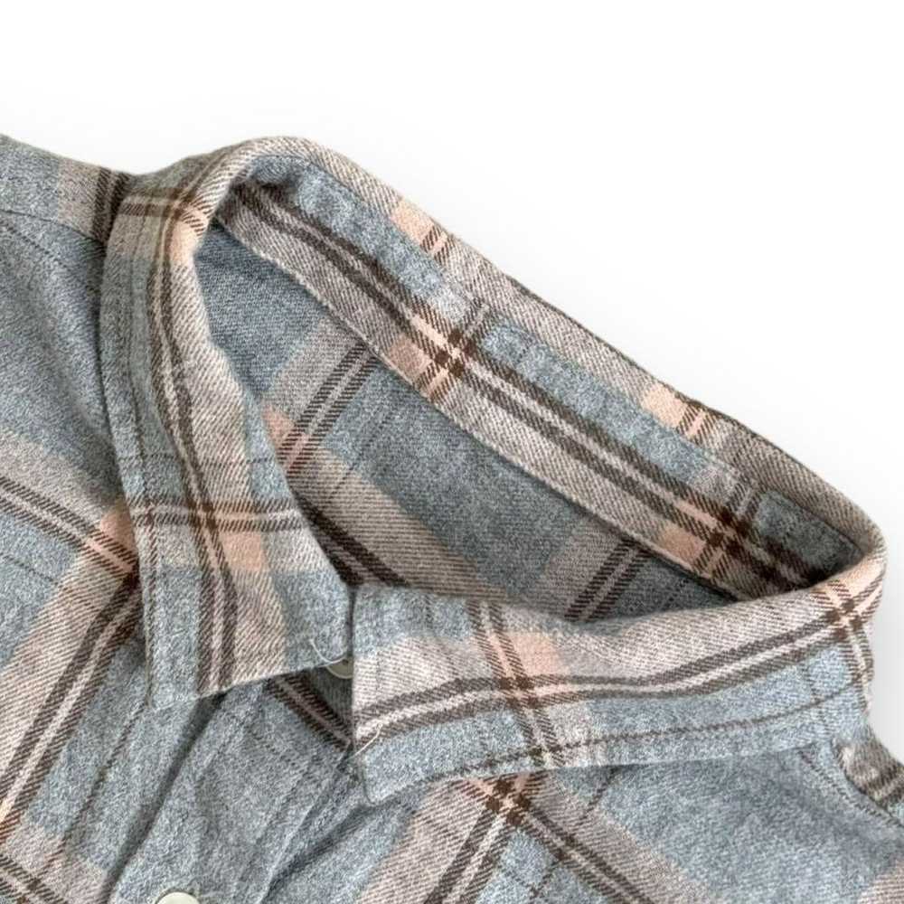 GU Flannel Check Shirt Long Sleeve Women's Cotton… - image 5