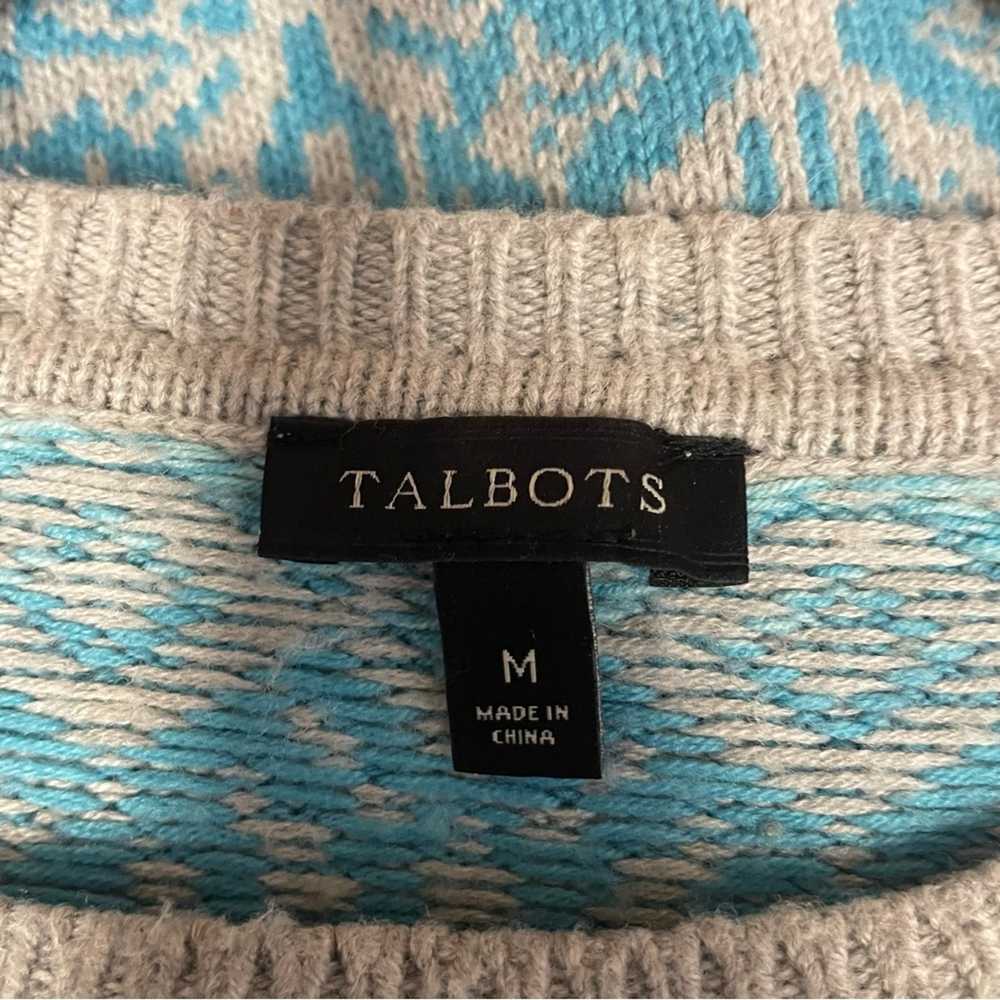 Talbots lambswool blend crewneck sweater ombré no… - image 7