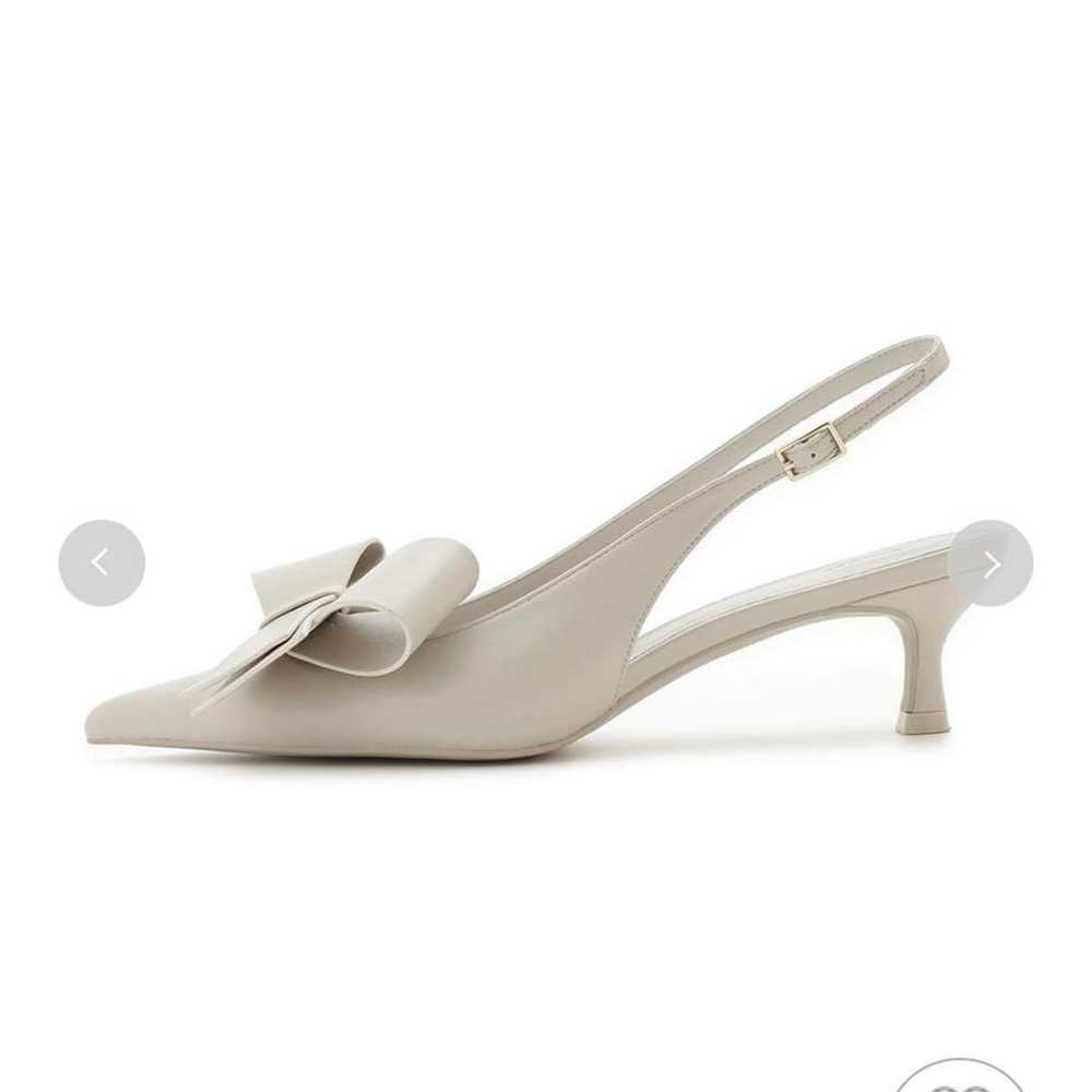 snidel Double Ribbon Pumps IVR S Size - image 3