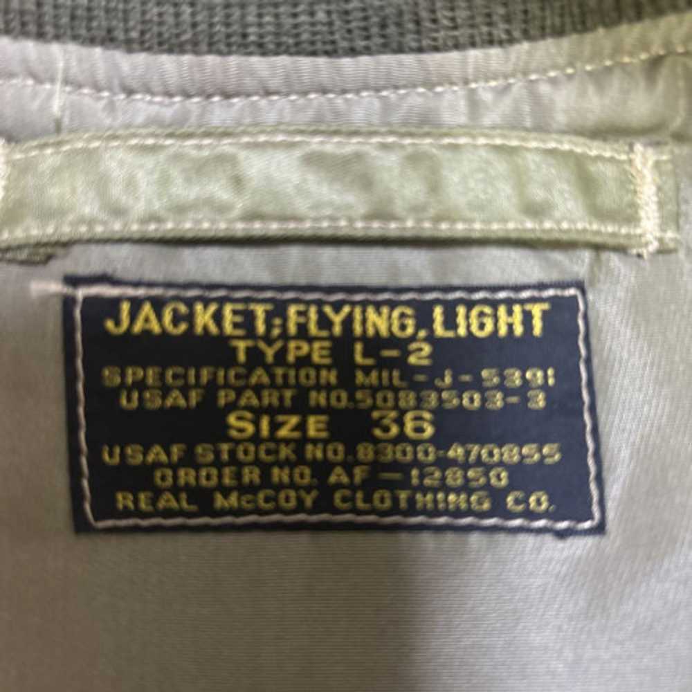 Old Real McCoy&#39;s L-2 flight jacket - image 7